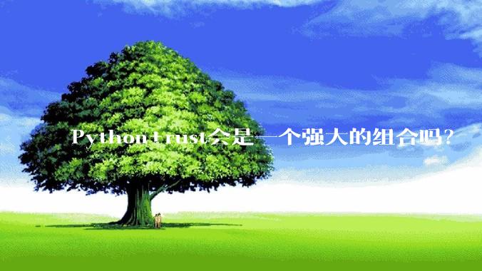 Python+rust会是一个强大的组合吗？