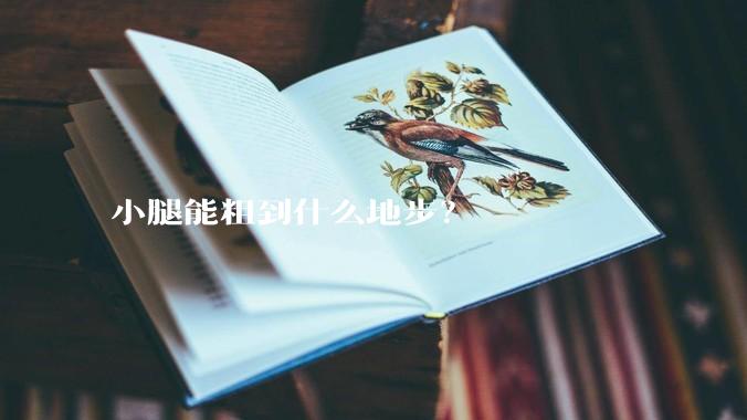 小腿能粗到什么地步？